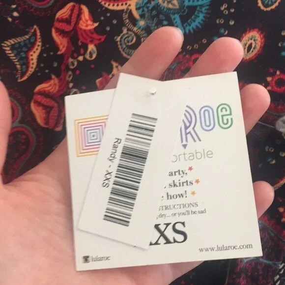 XXS LuLaRoe Randy Tee DD11 1370 - Picture 4 of 5